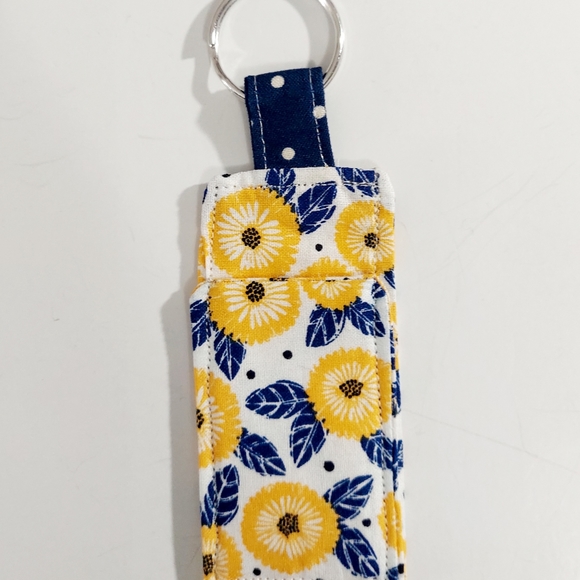 Chapstick Holder, Lighter Holder, Keyring Holder, Sunflowers - Picture 3 of 3